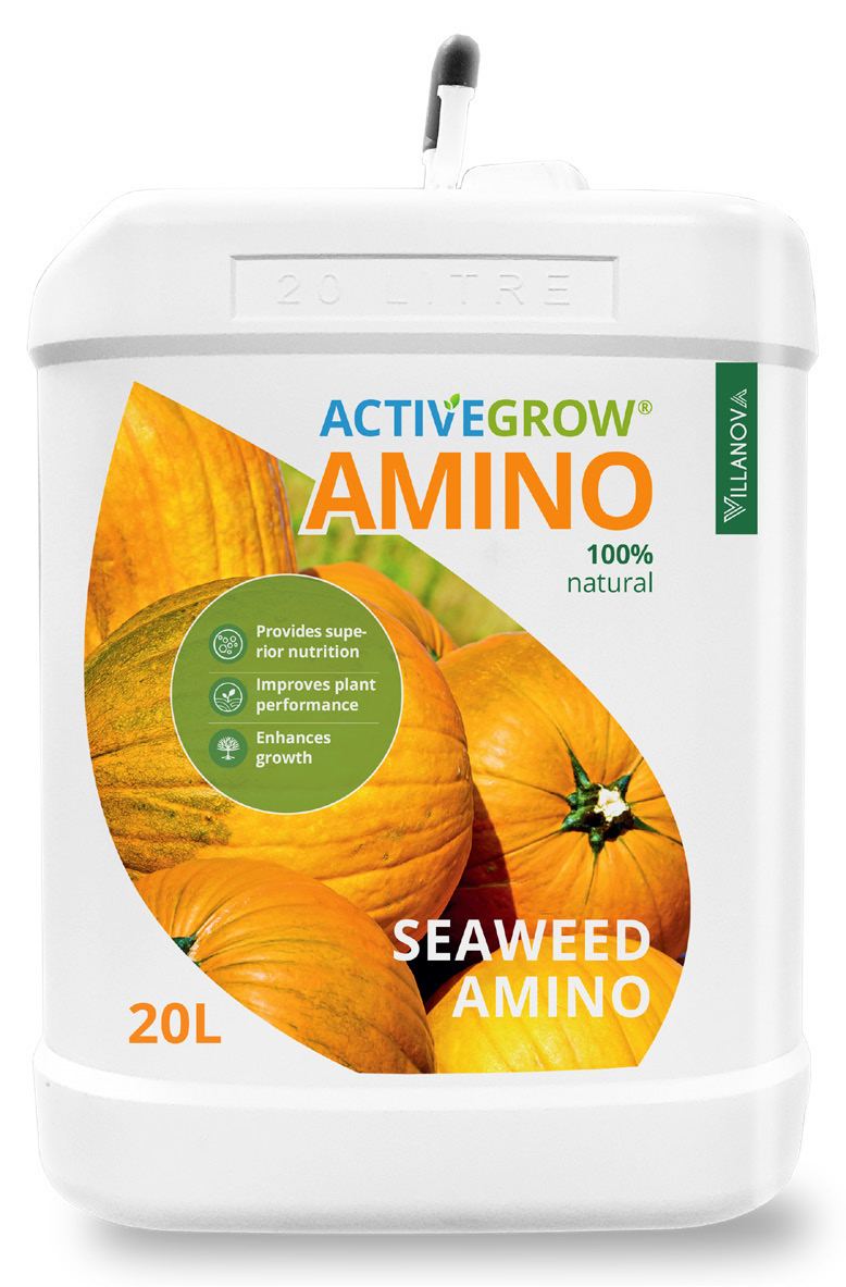 בקבוק ACTIVEGROW AMINO מתוך העלון שסופק